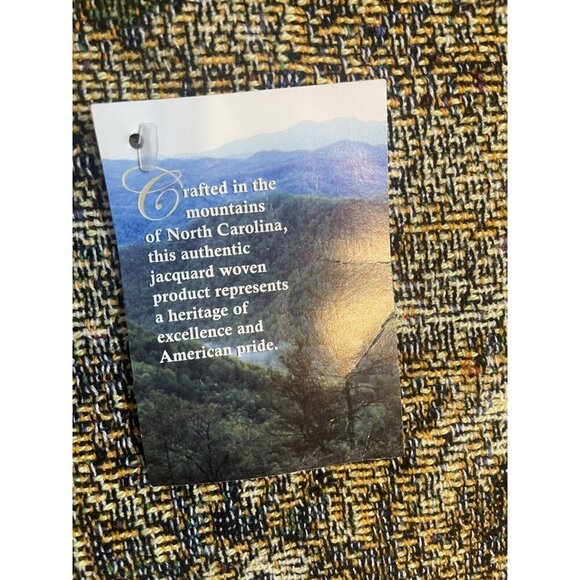 ANGEL OF LIGHT Manual Woodworkers & Weavers Tapestry Throw Made in USA 51” x 68” - Picture 3 of 5